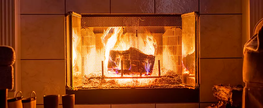 Mendota Hearth Landscape Fireplace Installation in Searcy, Arkansas