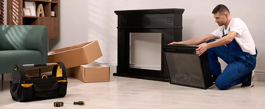 Old Rusted Metal Fireplace Repair And Replacement in Searcy, AR
